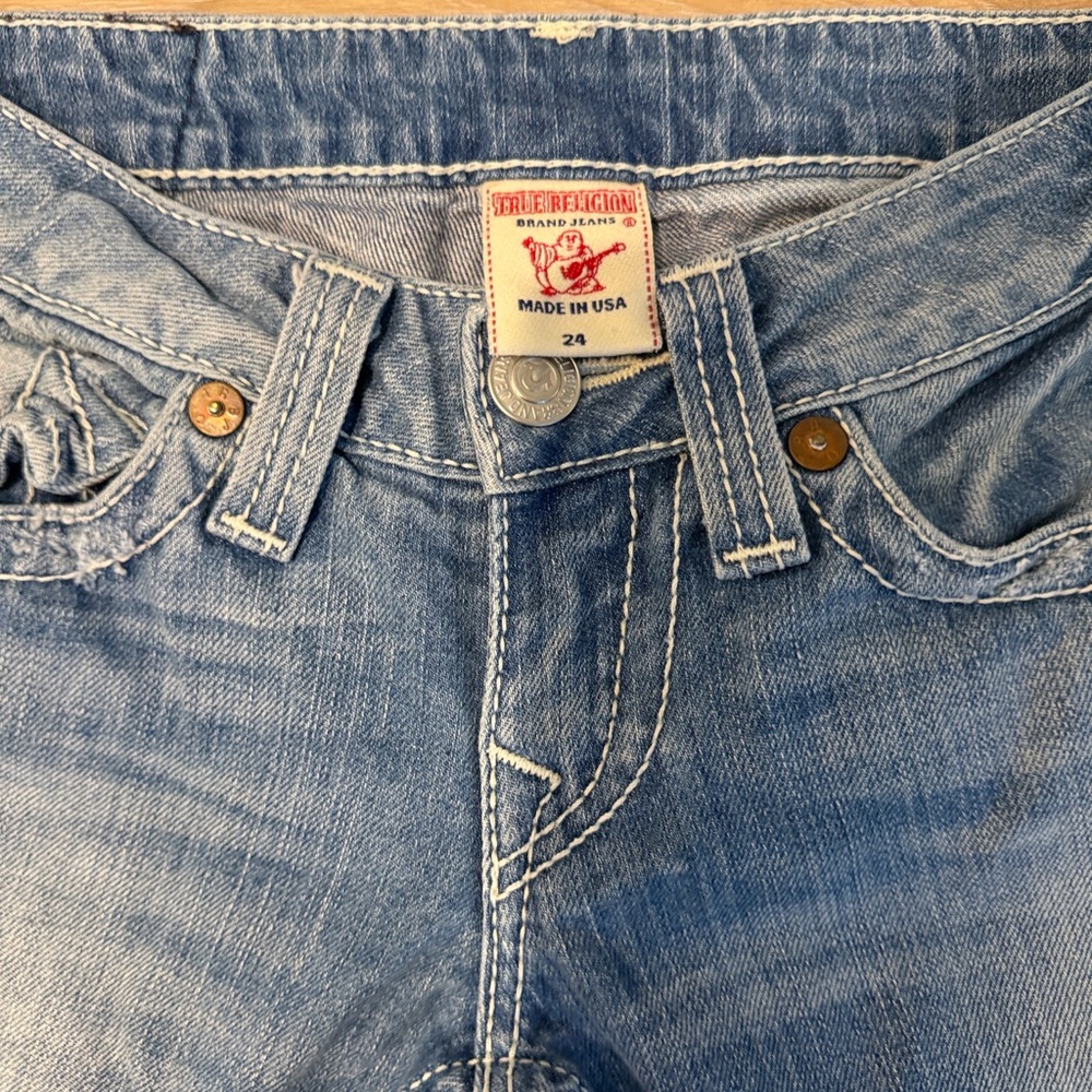 Vintage True Religion Billy Big Women's 24 Bootcut Jeans - Picture 3 of 5